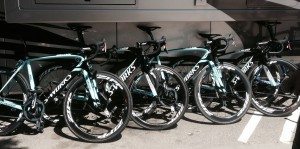 Cycling Team Omega Pharma Quickstep's bicycles