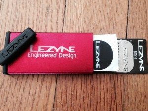 Lezyne Smart Patch Kit with Red Alloy Case